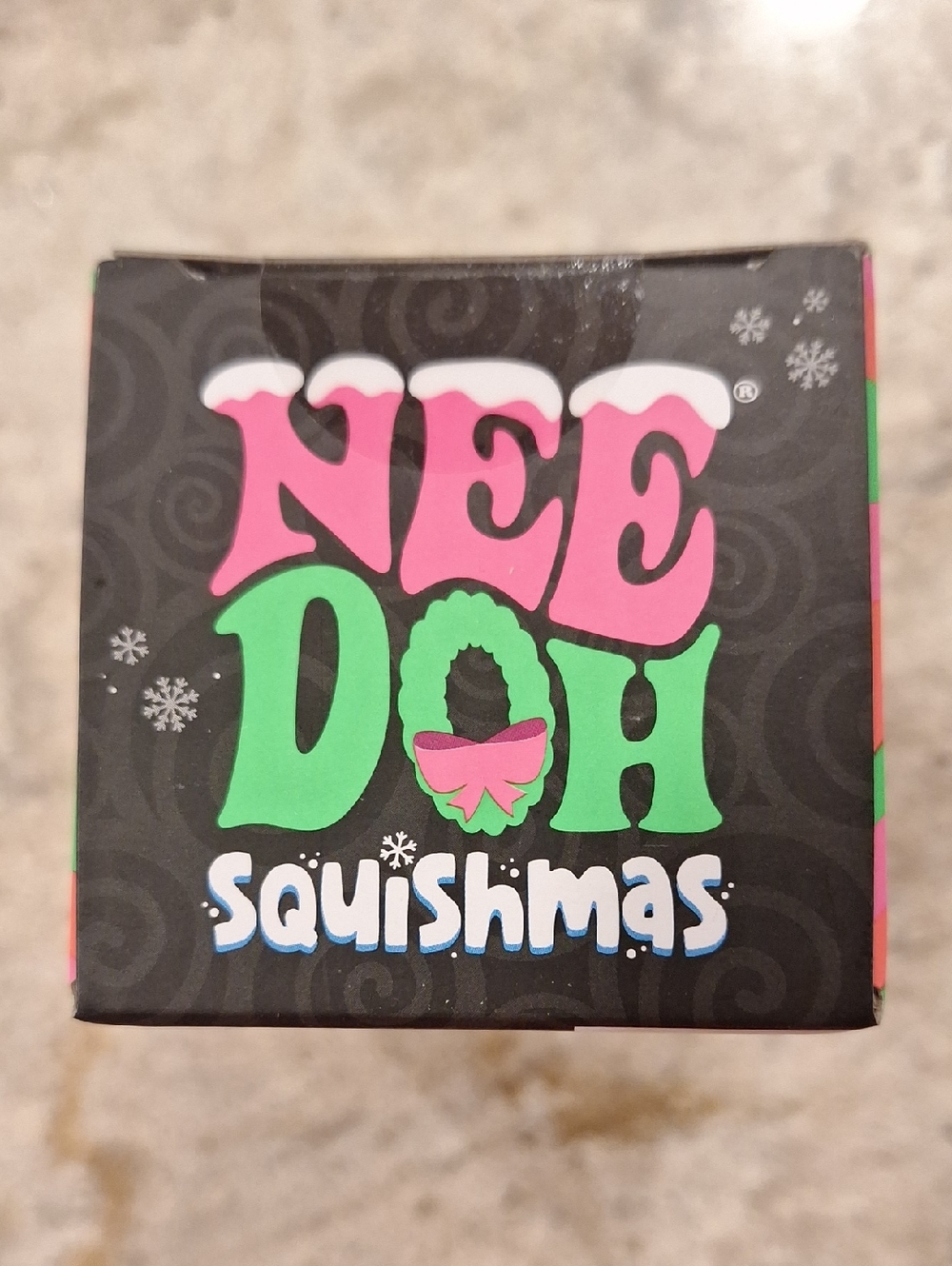 NeeDoh Ginger Glowman - Orange Glow-in-the-Dark Squishy Purple Hat Pink Scarf - Picture 4 of 5